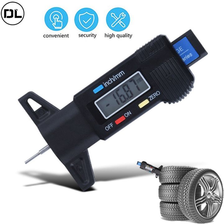 Digital Tread Depth Gauge For Car Tyre Tire Meter Thickness Gauges