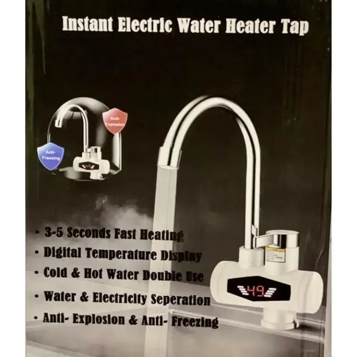 HOT WATER TAP INSTANT HEATING ELECTRIC WATER TAP KITCHEN BATHROOM