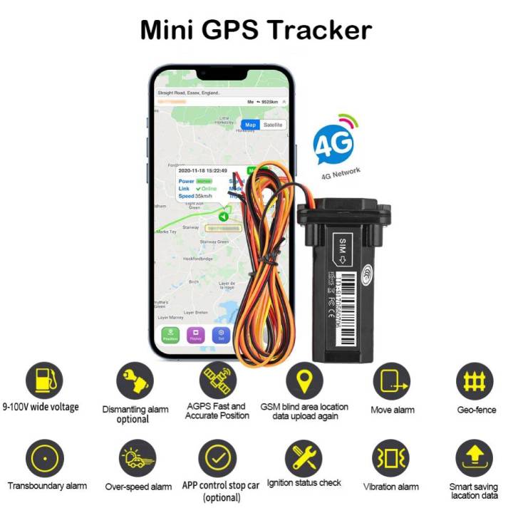 4G Mini Tracker ST 901 Car GPS Locator GSM GPRS Real Time Vehicle AGPS