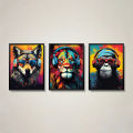 Modern Set Of Gaming Graffiti Wall Art Canvas Son Brother Gift