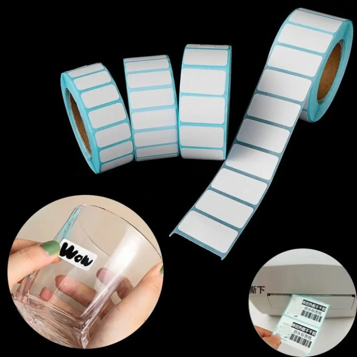 Pcs Roll Self Adhesive Thermal Labels Supermarket Price Blank