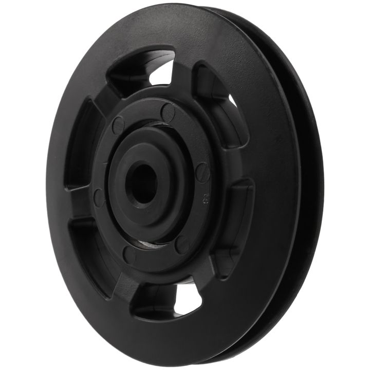 95mm Black Bearing Pulley Wheel Cable Gym Equipment Part Wearproof