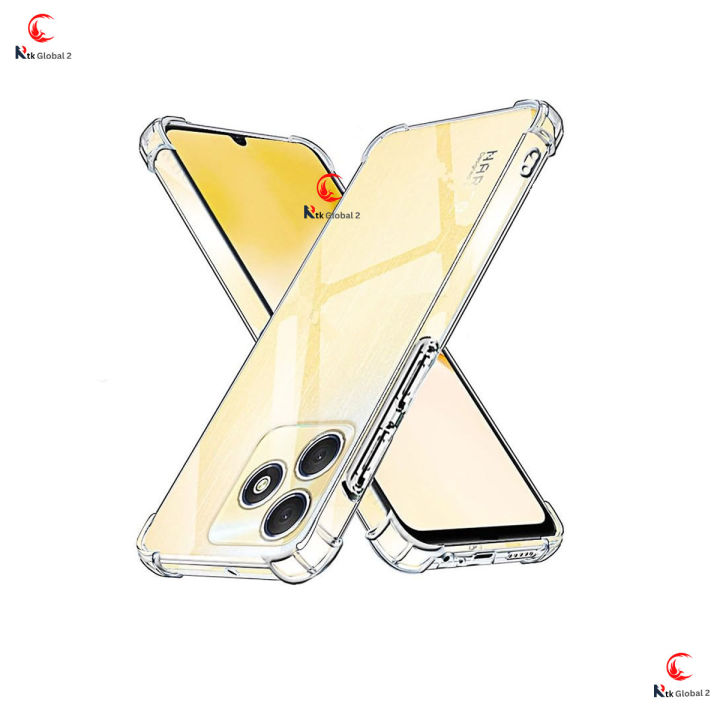 For Infinix Hot 30 Play Case Transparent Flexible Protective Mobile