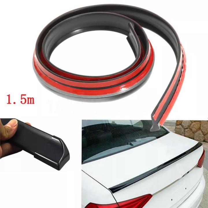 Universal New Black 1 5m Length Car Rear Roof Trunk Spoiler Wing Lip