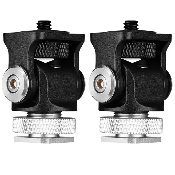 X Mini Hot Shoe Mount Monitor Microphone Flash Holder Inch Screw