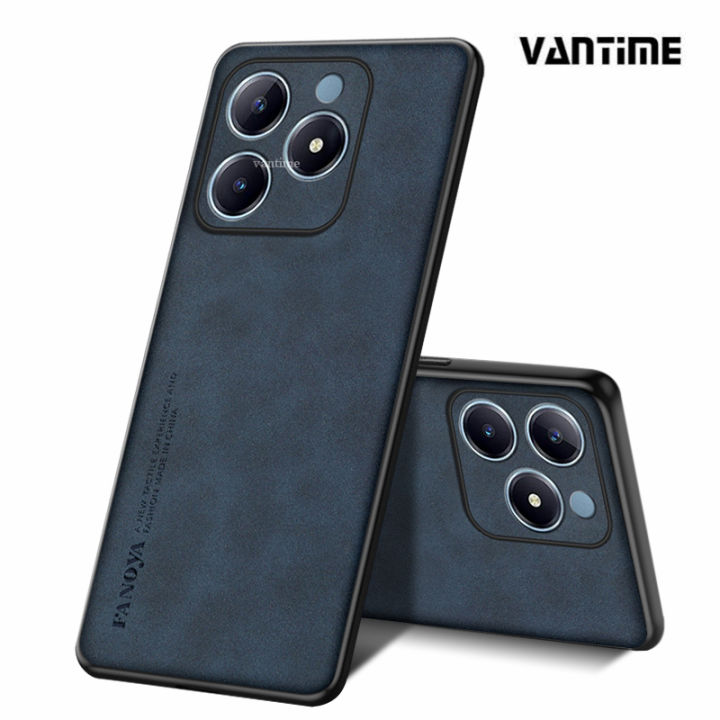 Vantime For Realme C C G Case Pu Leather Slim Matte Hard Back