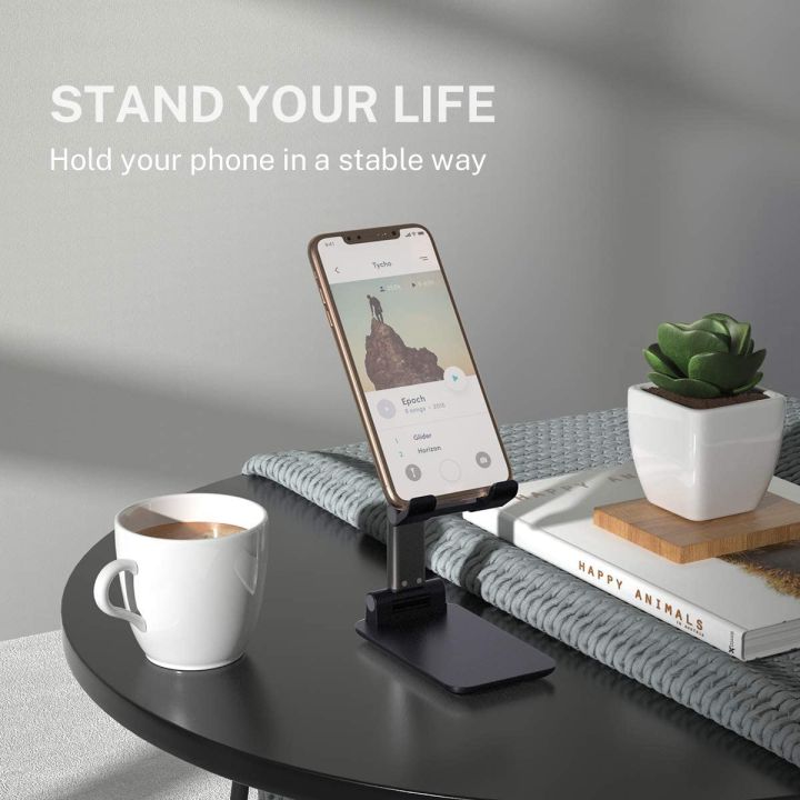 Adjustable Folding Desktop Mobile Tab Stand Phone Holder Liftable