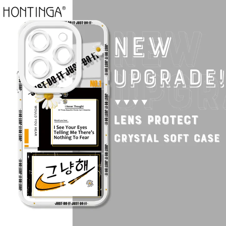 Hontinga For Infinix Hot 40 Pro Hot 40 Back Cover Pop Icons Camera