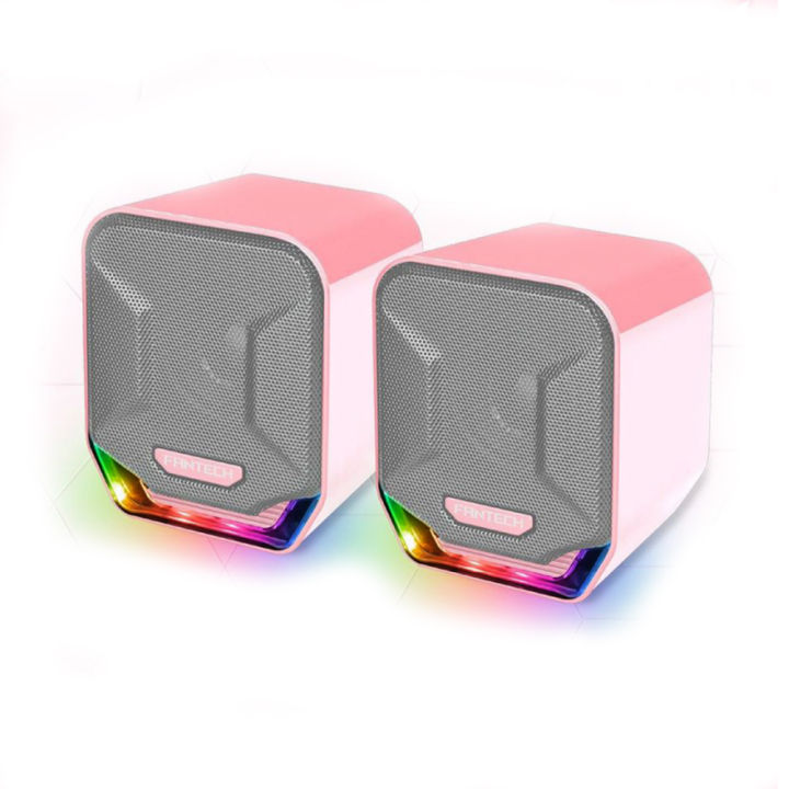 Fantech Gs202 Sonar RGB Gaming Speaker Sakura Edition Pink Color