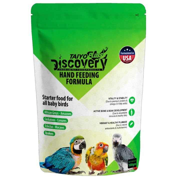 Taiyo Pluss Discovery Hand Feeding Formula For All Baby Birds 250g