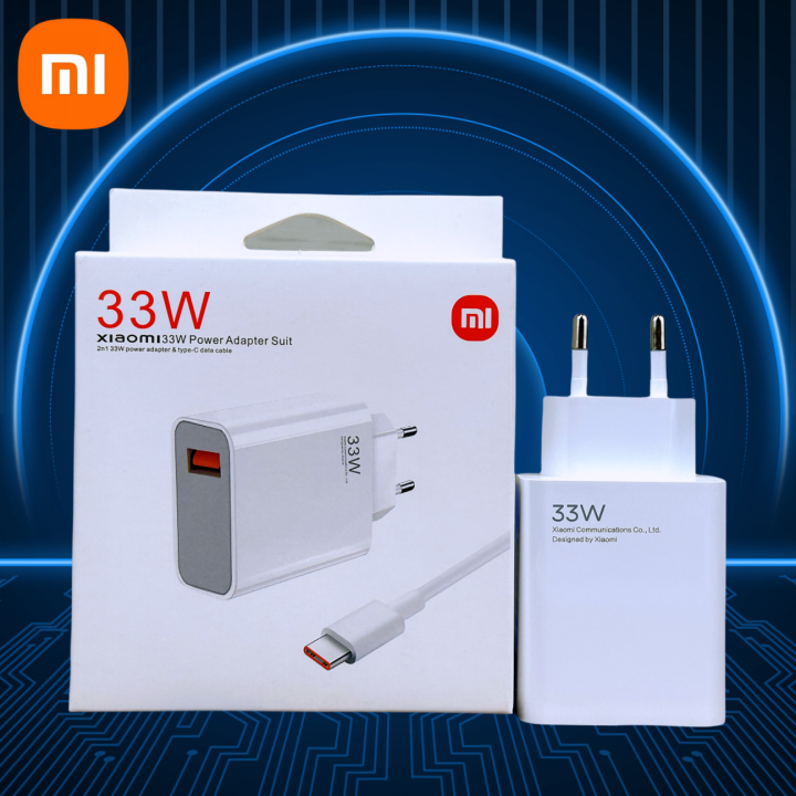 Original Xiaomi W Charger Eu Adapter Turbo Fast Charge Usb Type C