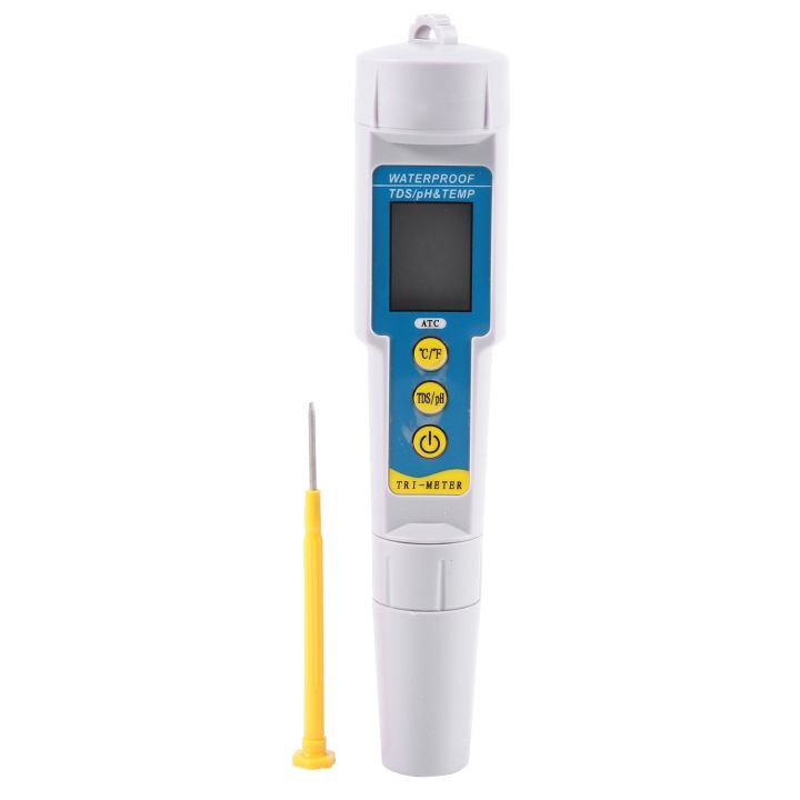 Three In One Ph Tds Meter 6 Multifunction Monitor Pen Ec Water Quality