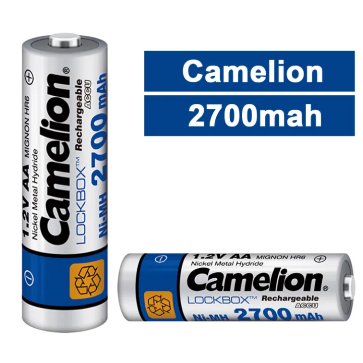 Pc High Capacity Nimh Rechargeable Camelion Aa Mah Cells