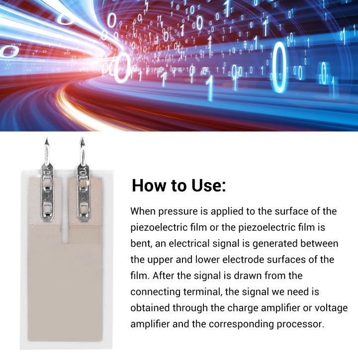 Hao Kan Flexible Piezoelectric Film Sensor High Sensitive Micro Force