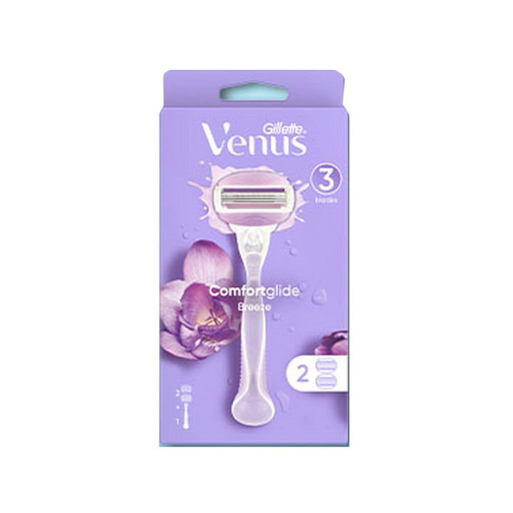 Gillette Venus Comfort Glide Breeze Female Shaving Razor 1 Handle 2