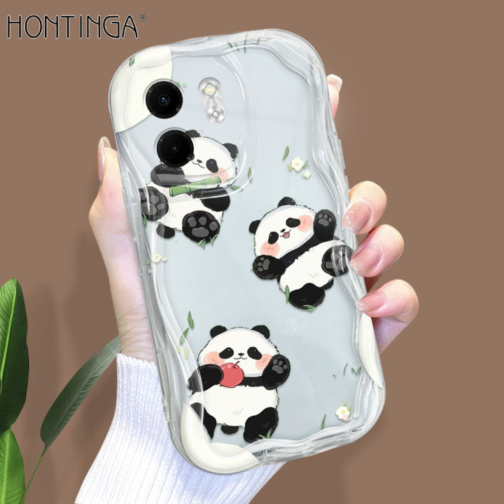 Hontinga For Infinix Smart 9 Hot 50i Back Cover Cute Panda Phone Case