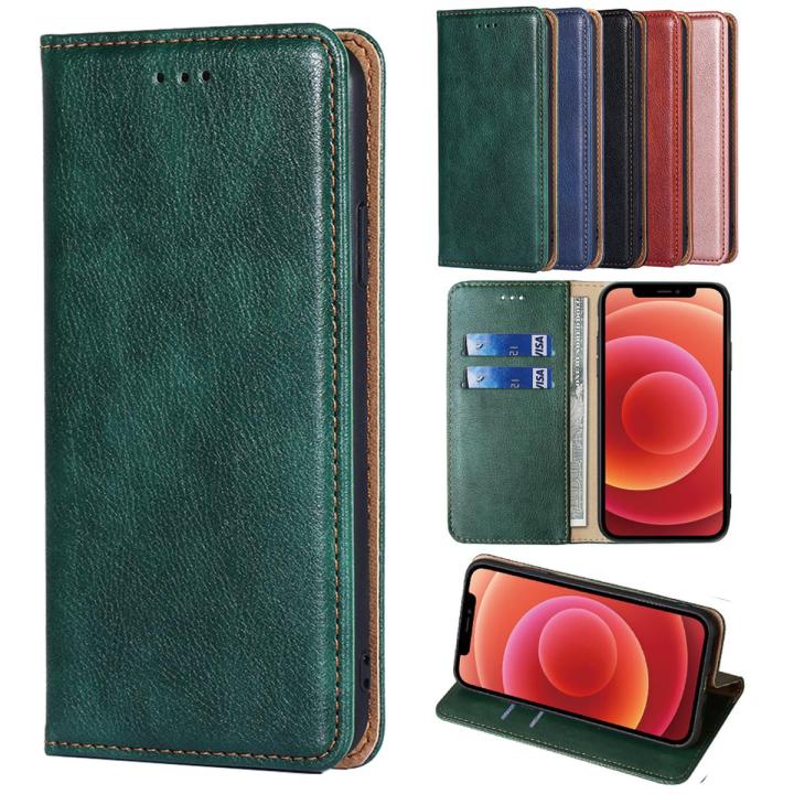 For Oneplus Phone Case Luxury Retro Wallet Case With Credit Card