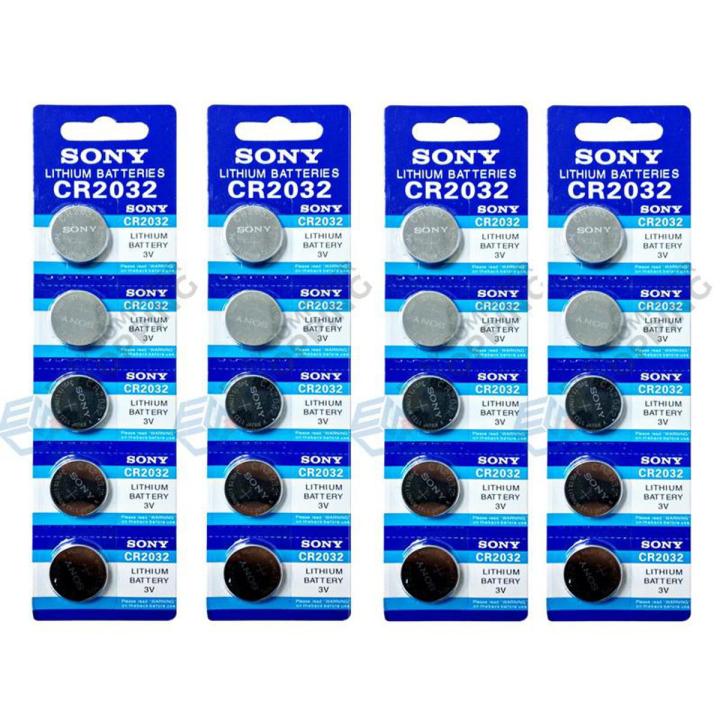 5PCS Original CR 2032 Button Cell Batteries 3V Coin Lithium Battery For