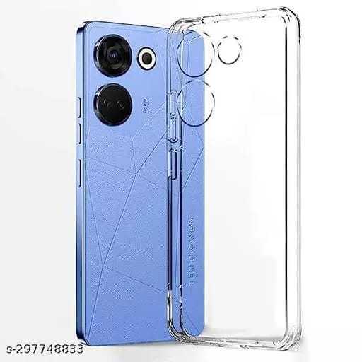 Tecno Camon 20 20 Pro Back Cover Airbag Anti Fall Crystal Transparent