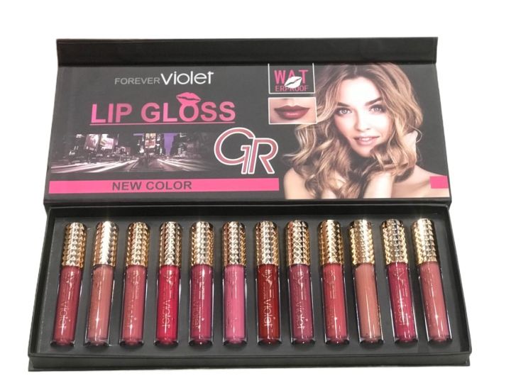 Gr Professional Matte Nude Colours Lipgloss Set Waterproof Lipsgloss Pack Of Daraz Pk