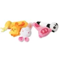Development Handle Toys Polyester Cartoon Animal Hand Bell Rattle Giraffe Panda Rabbit Tiger Soft Animal Handbells Rattles Plushies Doll Plush Baby Rattle Birthday Gift. 