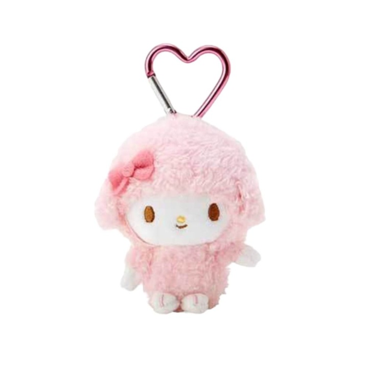 Car Key Chain Heart Shaped Chain My Sweet Piano Keychain Bag Charm Sweet Pink Sheep Plush Doll Keyring My Melody Plush Animals Keyring Girls Gifts