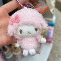 Car Key Chain Heart Shaped Chain My Sweet Piano Keychain Bag Charm Sweet Pink Sheep Plush Doll Keyring My Melody Plush Animals Keyring Girls Gifts. 