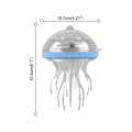 Night Light RGB Color Solar Powered Jellyfish Light Waterproof Plastic Floating Pool Jellyfish Light Colorful Handmade Jellyfish Hanging Lamp For Garden Yard. 