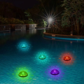 Night Light RGB Color Solar Powered Jellyfish Light Waterproof Plastic Floating Pool Jellyfish Light Colorful Handmade Jellyfish Hanging Lamp For Garden Yard. 