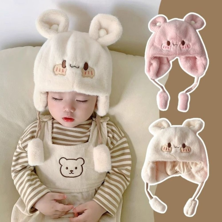 Cute%20Winter%20Baby%20Bear%20Hats%20Warm%20Soft%20Newborn%20Bonnet%20Hats%20Outdoor%20Ear%20Protection%20Boys%20Girls%20Beanie%20Cap%20Kids%20-%20Image%205