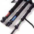 Comfort Handle Aluminum Outdoor Trekking Poles Quick Adjustable Locks EVA Country Cane Telescopic Ultralight Walking Sticks Women. 