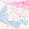Colorful Flower Pattern Star Square Decorative Crane Folding Paper DIY Making Kids Origami Paper Crafts. 