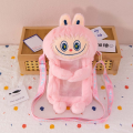 Brown Anti-dust Labubu Ita Bag Cartoon Soft Transparent Plush Phone Bag PVC Creative Stitch Crossbody Bag Women. 