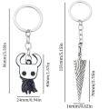 Metroidvania Troupe Master Grimm Game Hollow Knight Keychain Grub Zote The Knight Pendant Shade Nail Hornet Silksong Keyring Gift. 