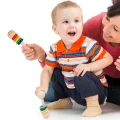 Colorful Wooden Wooden Baby Rattle Toy Rainbow Rings Educational Musical HandBell Rattle Toy Early Learning Musical Wooden Rings Musical Instruments Toy Baby Toddler. 