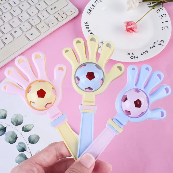 Fashion Plastic Noise Clappers Clapping Football Clap Football Clap Noise Makers Mini Baby Rattle Noisemakers Toy Favors Loud