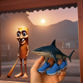Creative Shark Figurine Tungtungsahur Figure Funny Doll Desktop Decoration Tralalero Tralala Figure Articulated Movable 3D Printed Toy Birthday Gift. 
