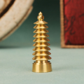 Portable Unique Design Keychain Handcraft Souvenir Gift Pendant Wenchang Tower Tower Model Statue Pagoda Tower Figurines Desktop Ornaments. 