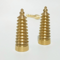 Portable Unique Design Keychain Handcraft Souvenir Gift Pendant Wenchang Tower Tower Model Statue Pagoda Tower Figurines Desktop Ornaments. 