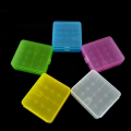High Quality 4 AA AA Battery Case Plastic Anti-slip 18650 Battery Box Coloful Battery Holder Storage 18350 Battery Holder. 