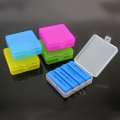 High Quality 4 AA AA Battery Case Plastic Anti-slip 18650 Battery Box Coloful Battery Holder Storage 18350 Battery Holder. 