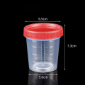 Dew 120ml Measuring Cup Plastic Leakproof Packaging Cup Reusable Transparent Condiment Containers Snack Ketchup. 