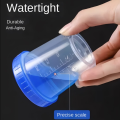 Dew 120ml Measuring Cup Plastic Leakproof Packaging Cup Reusable Transparent Condiment Containers Snack Ketchup. 