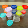 Dew 120ml Measuring Cup Plastic Leakproof Packaging Cup Reusable Transparent Condiment Containers Snack Ketchup. 