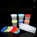 Dew 120ml Measuring Cup Plastic Leakproof Packaging Cup Reusable Transparent Condiment Containers Snack Ketchup. 