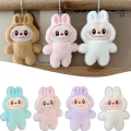Cute Labubu Doll Labubu Keychain Plush Bunny Car Key Chain Blind Box Toy. 