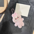 Cute Labubu Doll Labubu Keychain Plush Bunny Car Key Chain Blind Box Toy. 