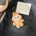 Cute Labubu Doll Labubu Keychain Plush Bunny Car Key Chain Blind Box Toy. 