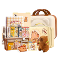 Fashion Large Capacity Gift Box Capybara Stationery Set Pencil Case Cute Back-to-school Gift Kit Abundant School Supplies for Students. 
