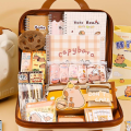 Fashion Large Capacity Gift Box Capybara Stationery Set Pencil Case Cute Back-to-school Gift Kit Abundant School Supplies for Students. 